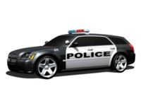 Dodge Magnum Police Vehicle 2006 Mouse Pad 577159