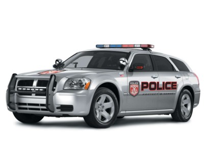 Dodge Magnum Police Vehicle 2006 mouse pad