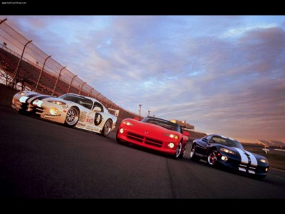 Dodge Viper RT10 Roadster 2001 Poster with Hanger