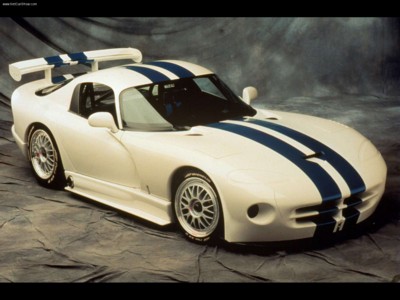 Dodge Viper GTS-R 1998 Poster with Hanger