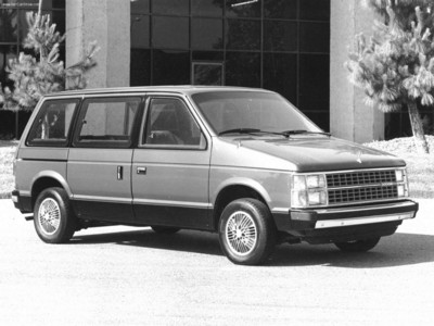 Dodge Caravan 1985 tote bag