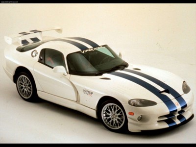 Dodge Viper GT2 1999 Poster with Hanger