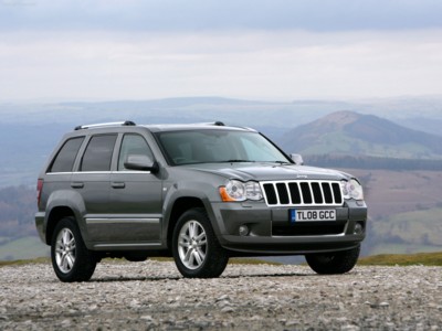 Jeep Grand Cherokee Overland UK Version 2008 canvas poster