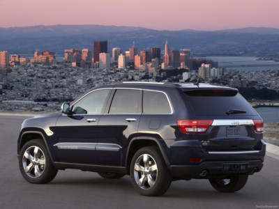Jeep Grand Cherokee 2011 Poster with Hanger