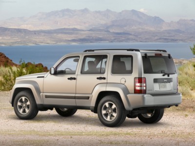 Jeep Liberty 2008 canvas poster