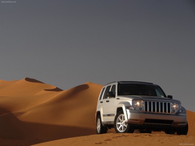 Jeep Cherokee 2008 metal framed poster