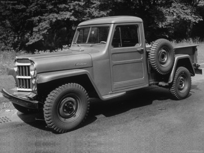 Jeep 4WD 1-Ton Pickup Truck 1954 stickers 578934