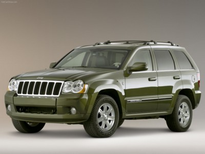 Jeep Grand Cherokee 2008 canvas poster