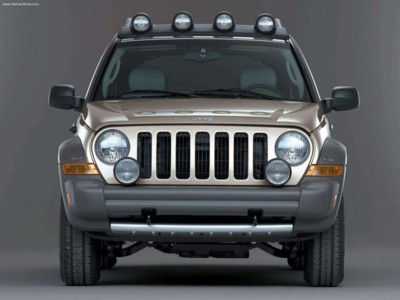 Jeep Liberty Renegade 3.7 2005 Poster with Hanger