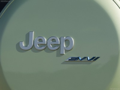 Jeep Wrangler Unlimited EV 2009 wooden framed poster