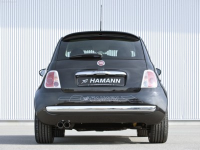Hamann Fiat 500 Sportivo 2008 metal framed poster