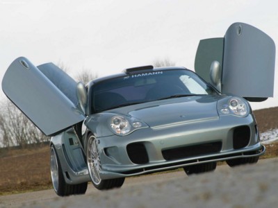 Hamann Porsche 911 GT3 San Diego Express 2003 tote bag
