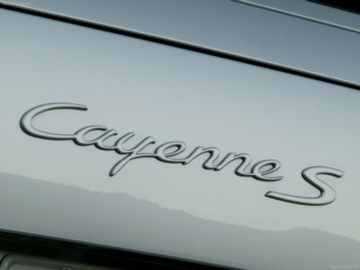 Porsche Cayenne S 2004 Poster with Hanger