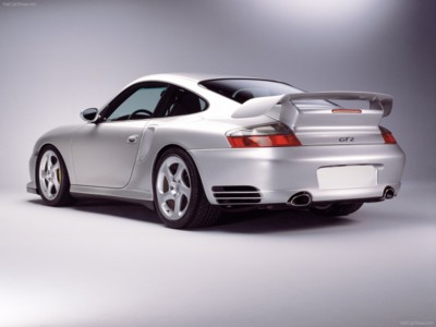 Porsche 911 GT2 2002 tote bag