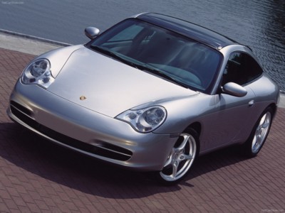 Porsche 911 Targa 2002 tote bag