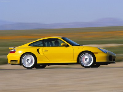 Porsche 911 Turbo Coupe 2004 canvas poster