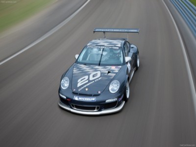 Porsche 911 GT3 Cup 2010 canvas poster