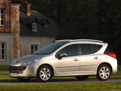 Peugeot 207 SW 2008 Poster with Hanger