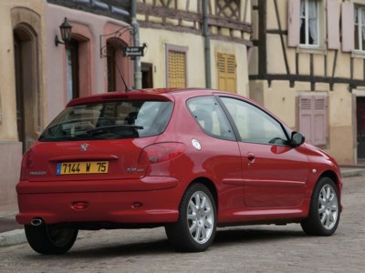 Peugeot 206 HDi 2004 Poster with Hanger