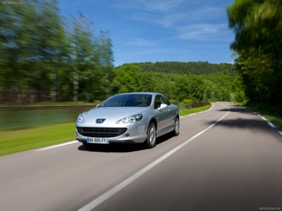 Peugeot 407 Coupe 2010 canvas poster