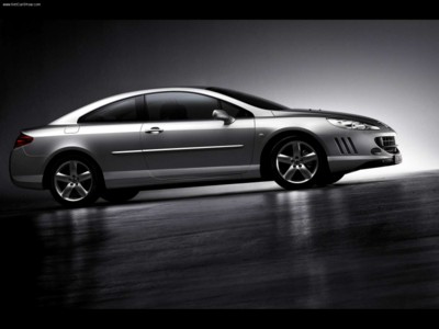 Peugeot 407 Coupe 2006 Poster with Hanger