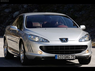 Peugeot 407 Coupe 2006 tote bag