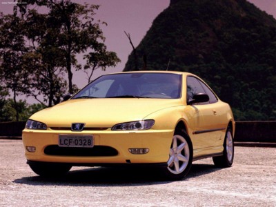 Peugeot 406 Coupe 1999 Poster with Hanger