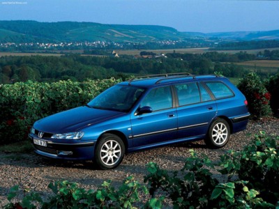 Peugeot 406 Estate 2001 tote bag