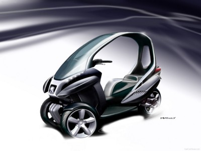 Peugeot HYmotion3 Compressor Concept 2008 Tank Top