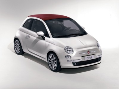Fiat 500C 2010 Poster with Hanger