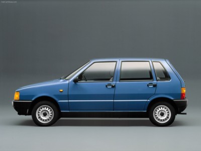 Fiat Uno 1990 Poster with Hanger