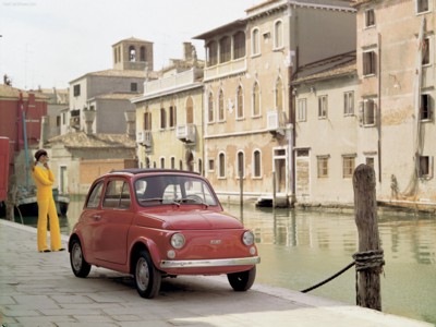 Fiat 500 1957 mouse pad