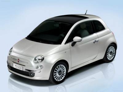 Fiat 500 2008 mouse pad