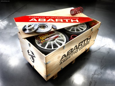 Fiat 500 Abarth esseesse 2009 tote bag