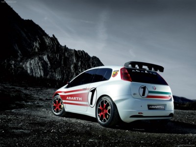 Fiat Grande Punto Abarth S2000 2007 Poster with Hanger