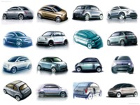 Fiat 500 2008 Mouse Pad 595802