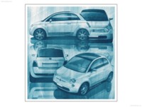 Fiat 500 2008 Mouse Pad 596472