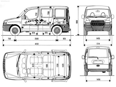 Fiat Doblo 2001 magic mug #NC134518