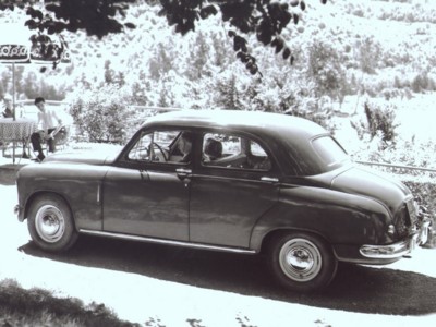 Fiat 1400 1953 tote bag