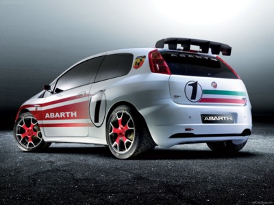 Fiat Grande Punto Abarth S2000 2007 Poster with Hanger