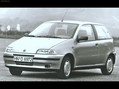 Fiat Punto 1993 Poster with Hanger