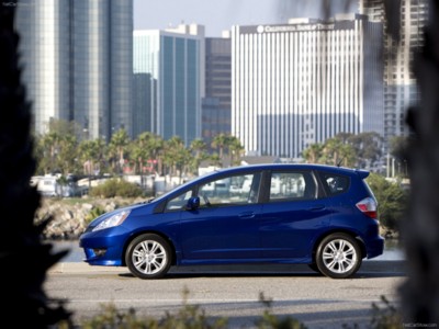 Honda Fit Sport 2009 Poster with Hanger