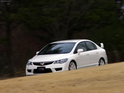 Honda Civic Type R Sedan 2007 Poster with Hanger