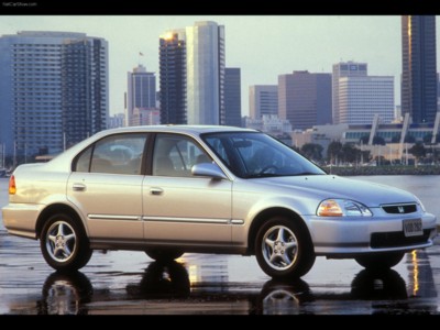 Honda Civic Sedan 1995 tote bag