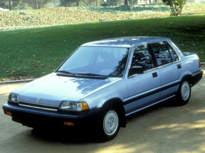 Honda Civic Sedan 1985 tote bag