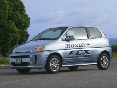 Honda FCX 2003 wooden framed poster