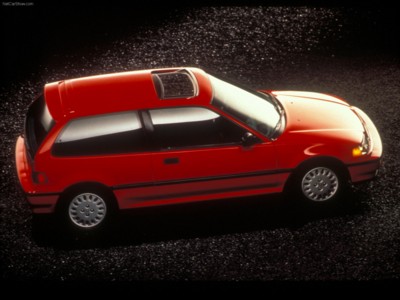 Honda Civic Si Hatchback 1990 poster
