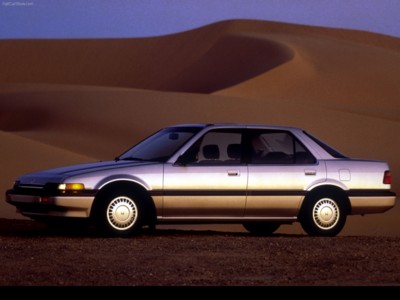Honda Accord Sedan 1986 canvas poster