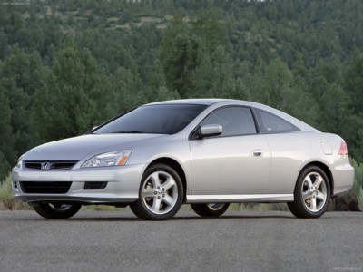 Honda Accord Coupe EX-L 2007 Poster with Hanger