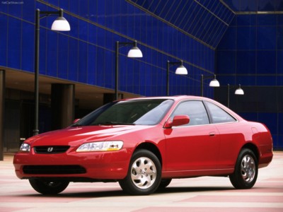 Honda Accord Coupe 1998 Poster with Hanger